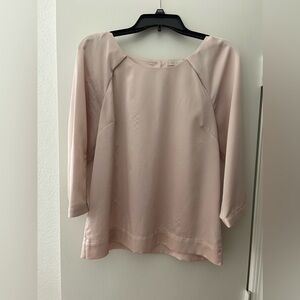 The Limited Pale Pink Scandal Collection 3/4 Sleeve Top Blouse. Size Medium